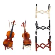 Adjustable Violin Stand Holder Foldable Retractable Instrument Fiddle Bracket.