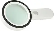 Healeved 1PC Handheld Magnifying Glass with LED Lights Portable Magnifier Loupe for Reading Lightweight Construction for Seniors Convenient Night Use