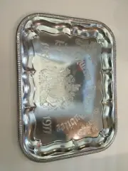vintage The queens silver jubilee 1952 1977 serving Tray