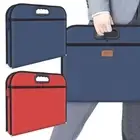 Multifunctional File Bag Canvas File Organizer Fashion Business Briefcase