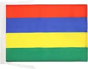 Mauritius Flag 18'' x 12'' Cords - Mauritian Small Flags 30 x 45cm - Banner 18x12 in - AZ FLAG