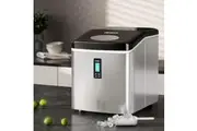 Devanti Ice Maker 3.2L Ice Cube Machine Stainless Steel Silver