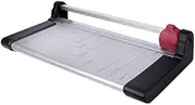 Paper Cutter Guillotine A4 Small Manual Paper Cutter, Office Equipment Rolling Label Work Permit Paper Cutter Paper Trimmer (Size : 62.4 * 18.6 * 6.8cm)