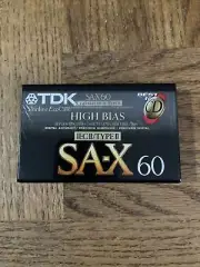 TDK SA-X 60 Blank Rewritable Cassette