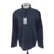 Callaway Black Heather Sun Protection Quarter Zip Long Sleeve Pullover Mens XL