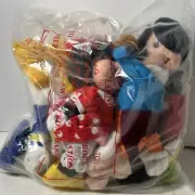 Disney Set Of 5 Collectible Beanies Mickey, Minnie, Donald, Goofy & Pluto New