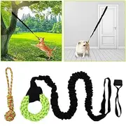Dog Rope Toys for Aggressive Chewing Dogs Dog Rope Toys Outdoor Dog tug-of-war Toys for Small and Medium-Sized Dogs Outdoor Bungee Suspension Workouts Rope Muscle Workouts Dog Interactive Toys
