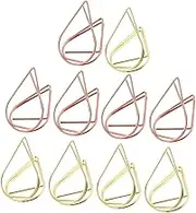 10pcs Water Drop Memo Clips Decorative Table Holders Sturdy Wire Design for Notes Place Cards for Events Desktop Organization