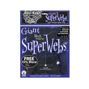 Spider Webbing Giant 8m Indoor/Outdoor Scary Halloween Party Decor Green Glow