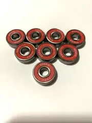 Brand New 8 x RED Skateboard Penny board Longboard scooter Bearings ABEC 11