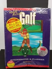HASKELL MCDIVOT'S GOLF TIP-A-DAY SCREENSAVER & PLANNER FOR WINDOWS 95 NEW SEALED