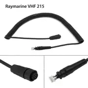 Garmin VHF 200 / Raymarine VHF 215 Radio Microphone Mic harness Cord Cable Coiled Replacement Accessories