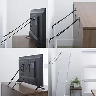 【家具防傾倒 安全帶繩】日本 電視機 櫥櫃固定家具可調節