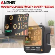 Digital Display Socket Tester US Plug Polarity Phase Check Voltage Detector