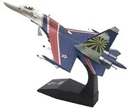 Replica Pre-Build Aircraf Diecast Metal 1/100 Scale Russia Su27 Warrior Show Alloy Fighter Military Model Toys Collection Collection Gift Display