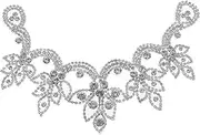 AUTSUPPL Rhinestone Iron Patch for Clothing DIY Craft Embellishment Decorative Applique for Bridal Dress Shoes Bags and Hats Lightweight and Compact Design for Easy Application