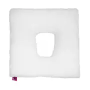 Ubio Square Donut Cushion, White