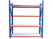 2M Length Garage Warehouse Metal Steel Storage Shelves Racking Racks Shelving