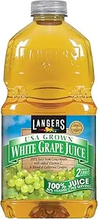 Langers Juice, White Grape with Vitamin C, 64 Fl Oz (Pack of 8)