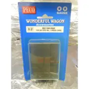 ** Peco R-37 Box Van Roof , For use with Mk3 Wagon Cards (2) OO/HO Scale