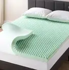 New Twin 3 Inch Egg Crate Memory Foam Mattress Topper with Aloe Vera Infusion