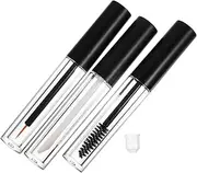 DECORNIJIA 6Pcs Eyelash Wand Container Matte Cap Transparent Bottles for Mascara Eyeliner Lip Gloss Lightweight Durable Portable Eyelash Bottle for Travel Personal