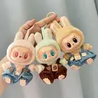 POP MART The Monsters Labubu Have A Seat Doll Series Cute Bear Jumpsuit No Toys