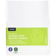 J.Burrows A4 10 Tab Dividers Extra Wide Manilla White
