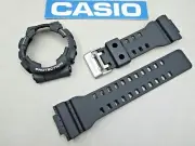 Genuine Casio G-Shock GA-110C very dark grey resin watch band & bezel