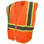 SV225-2ZOM-3X Class-2 Fire Retardant Vest , Two Tone Trim, 3X-L, OR