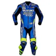 Suzuki Suit Suzuki Leather Suit Motorbike Motorcycle Leder Riding Racing Suit