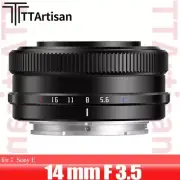 TTArtisan AF 14mm F3.5 Auto Focus APS-C Wide Prime Lens for Sony E-Mount Cameras