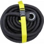 ARB BLACK SNAKE SNATCH STRAP WITH THIMBLES BSS10TE 10m Heavy Duty Rubber