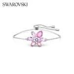 特價下殺 SWAROVSKI 施華洛世奇GEMA 手鍊 女 高級感 輕奢 活力粉紅色水晶