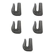 Pack Of 5 3/8" Weld On Grab Chain Hook 6,600 WLL G70 0.75"H x 2.5"W x 3"L