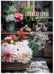 Country Style 2025 Diary/ Hard Cover Journal Planner 16.6 x 1.4 x 23 cm