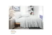 Shangri La Ultra Soft Cashmere Touch Micro Flannelette Sheet Set White Queen