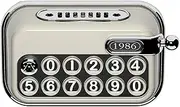 Parking Number Plate,Telephone Number Plate Diffuser Typewriter Shaped - Practical Vintage Temporary Stop Sign Auto Stop Phone Number Display, Car Parking Aid