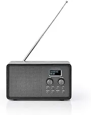 DAB + Radio | Table Design | DAB+ / FM | 1.3 Inch | Black/White Monitor | Power Supply via USB | Digital | 4.5 W | Alarm Clock | Black
