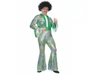 Green 70's Disco Mens Costume