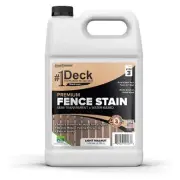 SaverSystems #1 Deck Premium Wood Fence Stain - Semi-Transparent Sealer 1 Gal...