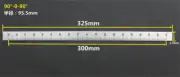 Milling Machine 90-0-90 Scale Ruler Stick Aluminum ArcThe Mill Scale Angle