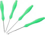 KICHOUSE 4pcs Fishing Bait Needle Durable and Fishing Lure Hooks for Easy Baiting Freshwater River and Environments