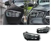 Car Styling Compatible For Benz GLE W167 2020-2024 Headlight W167 Fog Lamp Signal Light Low and Angel Eyes Projector
