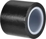 uxcell Heat Resistant Tape High Temperature Heat Transfer Tape PTFE Film Adhesive Tape 50mm Width 10m 33ft Length Black
