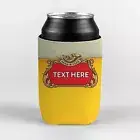 Beer Label Design - Custom Personalised Drink Can Cooler
