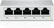 Zyxel 5-Port Gigabit Unmanaged Ethernet Switch, Ethernet Splitter, Table or Wall Mount [GS-105B v5]