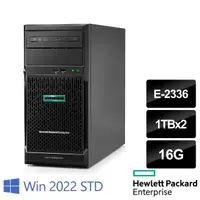 在飛比找momo購物網優惠-【HPE】E-2336 六核熱抽直立伺服器(ML30 Gen