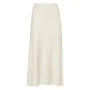 [Brunello Cucinelli] Brunello Cucinelli Side-split Midi Skirt 40 IT NEUTRALS