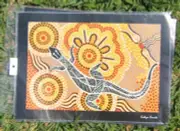 Aboriginal Art Print - Goanna People